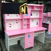 BÀN HỌC ĐÔI DỄ THƯƠNG CHO BÉ GÁI